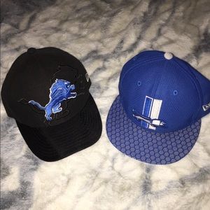 Bundle of 2 Detroit Lions 🦁🏈 hats
